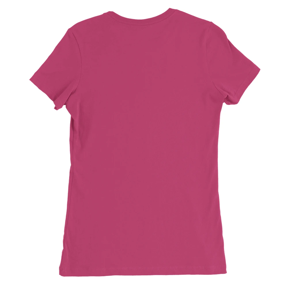 Premium Damen T-Shirt mit Rundhalsausschnitt