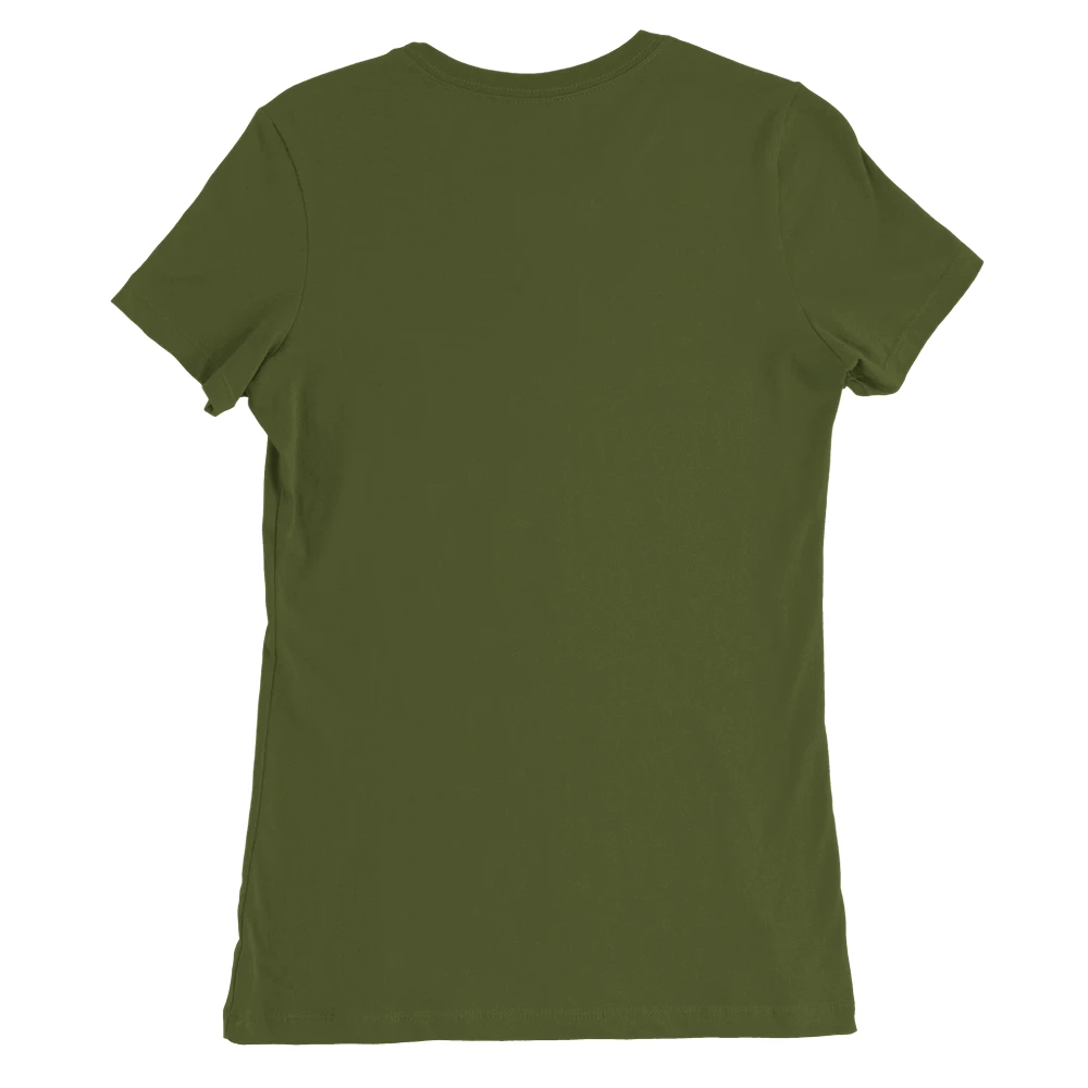Premium Damen T-Shirt mit Rundhalsausschnitt